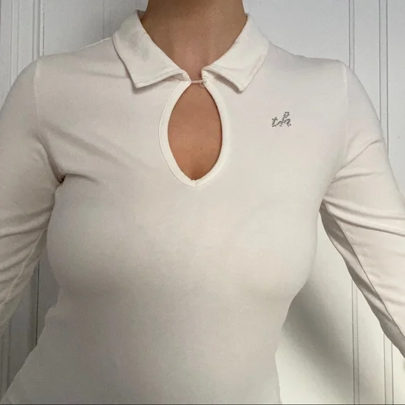 Y2K collared top - Picture 3 of 9